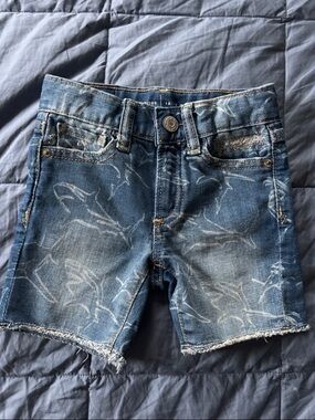 Baby Gap Denim Shorts with Shark print